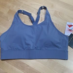 Sol & Mane Tasha sports bra.  XL. NWT.  Yoga Club.  Cerulean blue